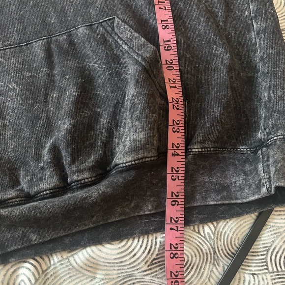 Colortone Soft Washed Black ACID DRIP Chance The Rapper Cotton Comfy Hoodie M - Picture 14 of 14